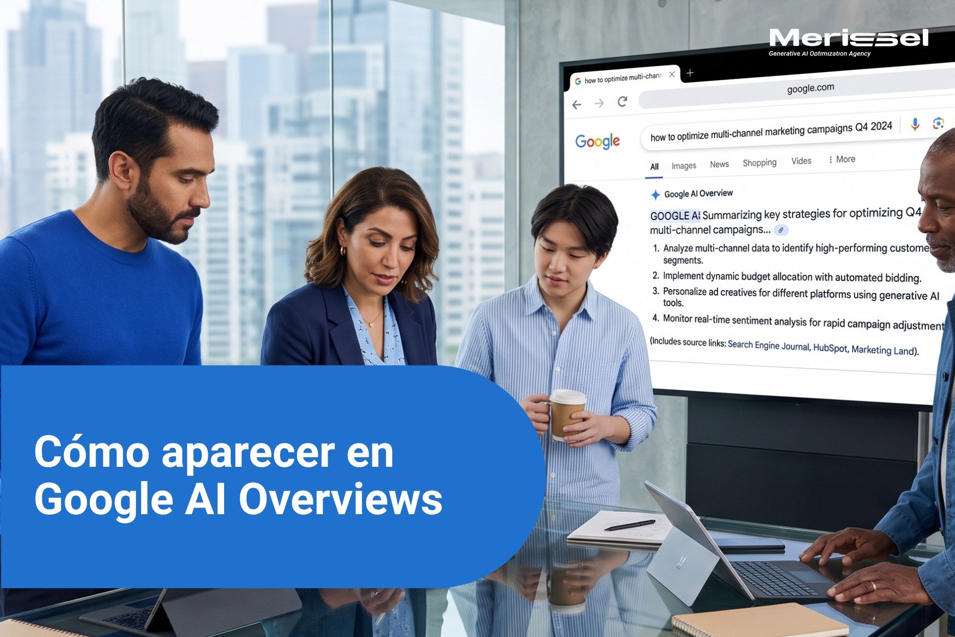 Cómo aparecer en Google AI Overviews